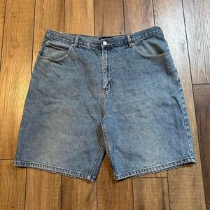 Vintage baggy blue jean shorts jorts size‎ 38
